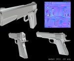 High poly Bake&nbsp;1911